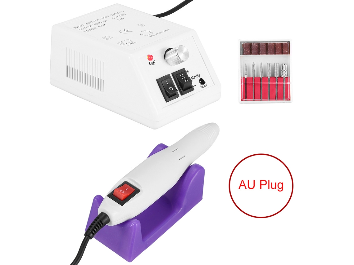 Kit De Taladro Eléctrico Para Uñas Profesional Lijadora Manicura Pedicura 01
