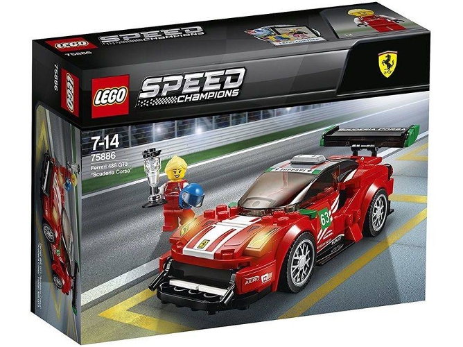 LEGO Speed Champions: Ferrari 488 GT3 "Scuderia Corsa" - 75886 (Edad Mínima: 7 - 179 Piezas)