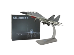 Maqueta Del Avión De Combate Su-30 A Escala 1:72 Con Base Y Soporte - Decoración Estática Para Coleccionistas