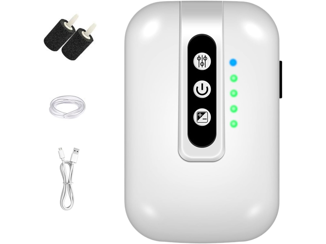 Pompe À Air Silencieuse Pour Aquarium,pompe Oxygène | Aérateur Recargable Usb Aquariums D'eau