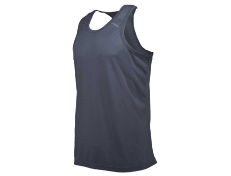 Camiseta sin Mangas de Hombre para Running JOLUVI Ultra Gris (2XL)