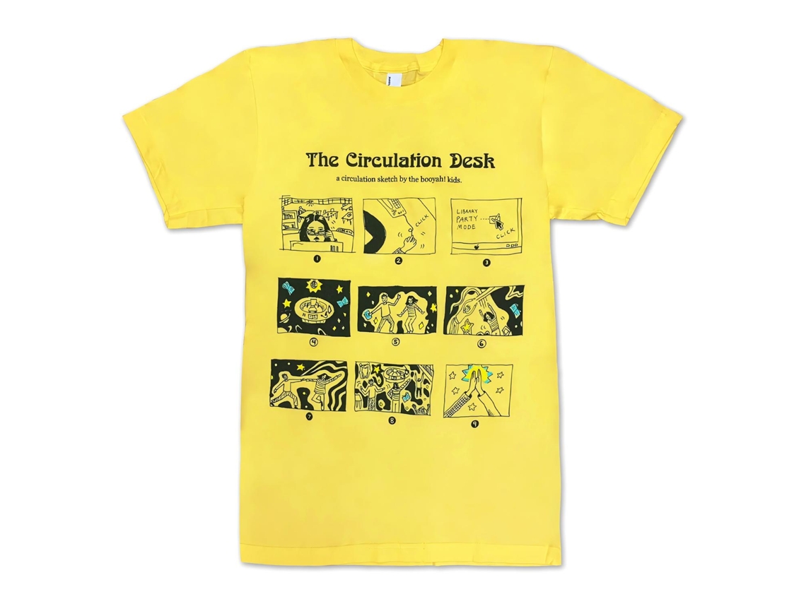 Booyah Kids Circulation Desk ROCKINSTONE Camiseta unisex para adultos Más vendida Talla: S