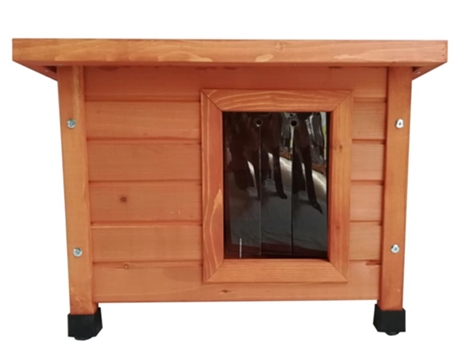 @Pet @pet @pet house para gatos al aire libre xl 68.5x54x51.5cm madera marrón