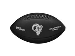 Wilson Nfl Team Metallic Premiere Los Angeles Rams Ball Wf4015819xb, Unisexo, Balones De Futbol Americano (negro - 9 Eu)