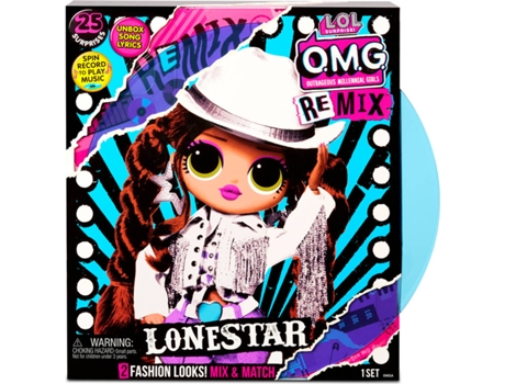 Boneco LOL SURPRISE OMG Remix Lonestar (Idade Mínima: ‍4 Anos)
