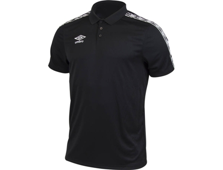 Polo para Hombre UMBRO Diamond poly Negro para Fútbol (S)