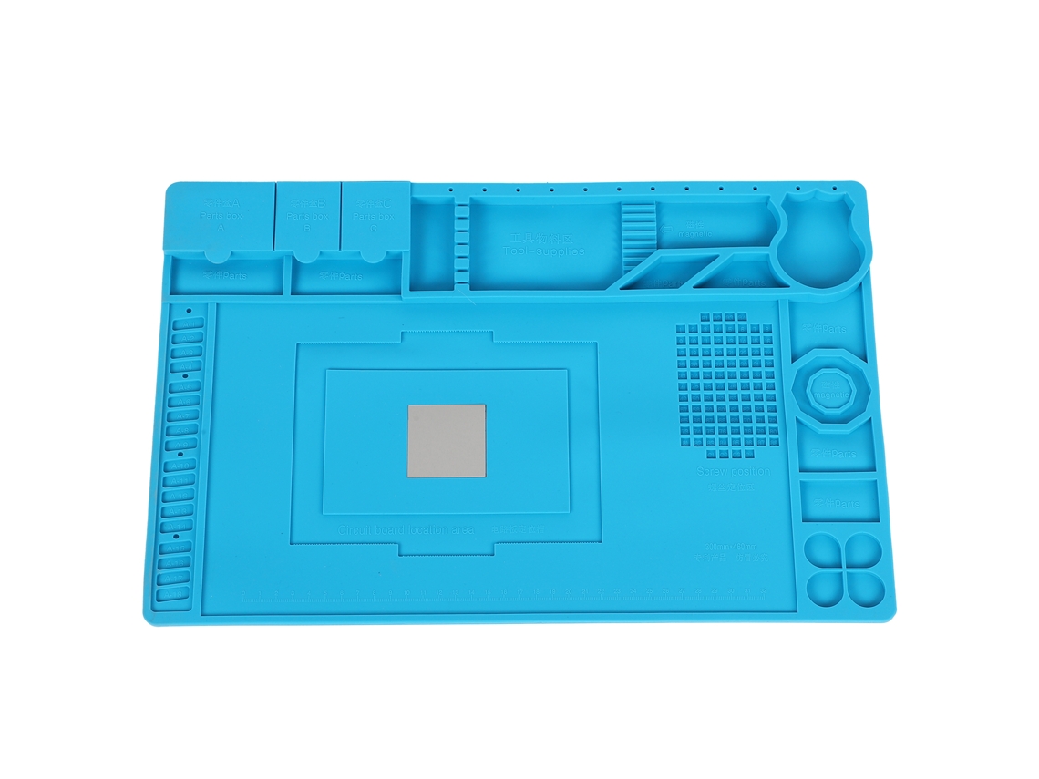Alfombrilla Magnética De Silicona Resistente Al Calor Para La Reparación De Aparatos Electrónicos, Teléfonos Y Ordenadores.