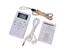 Mini radio portátil Hrd 109 blanca Hentenhome