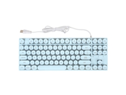 Teclado para juegos USB con cable de 87 teclas