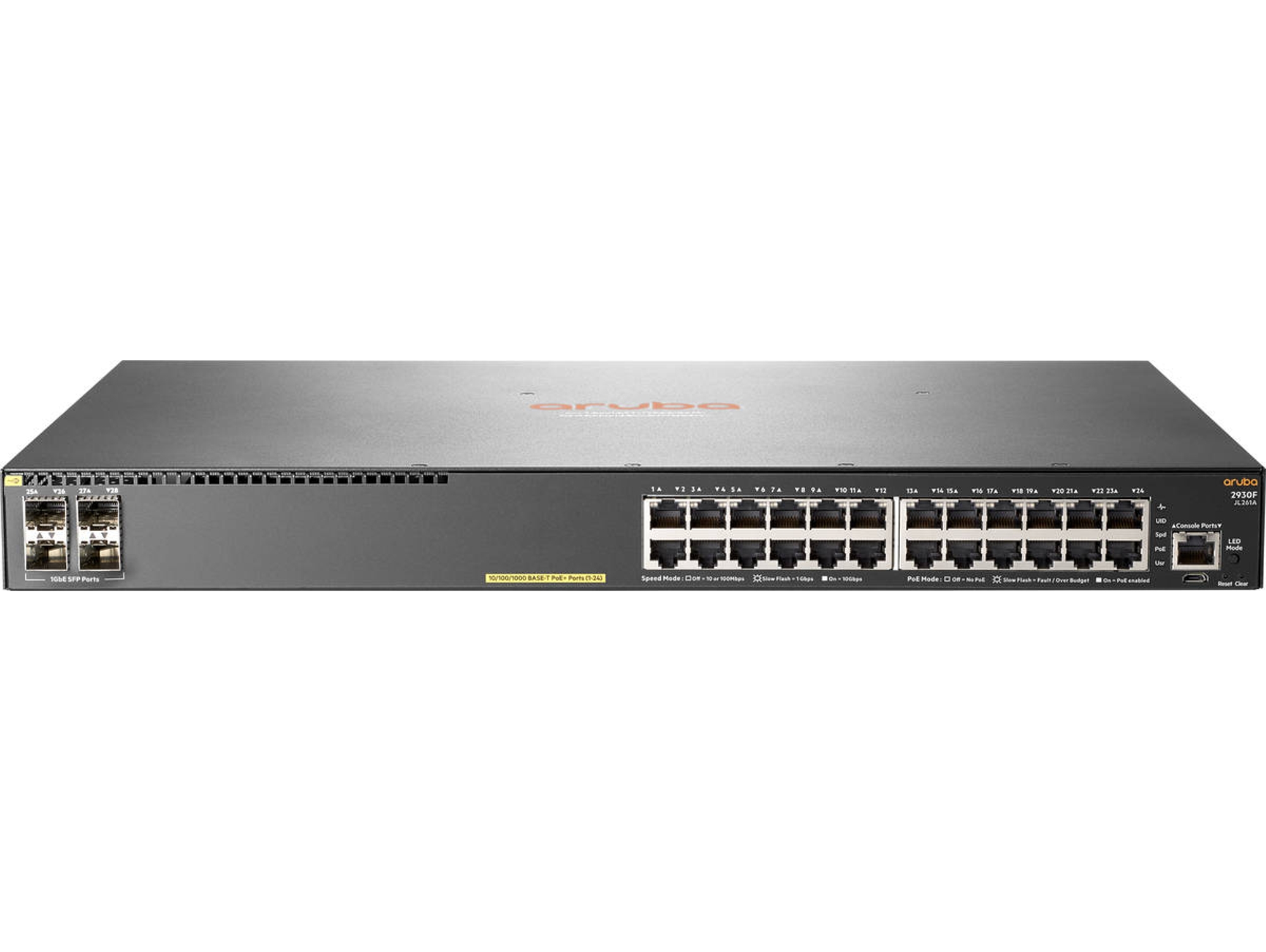 Switch HP Aruba 2930F 24G PoE+ 4SFP