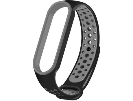 Correa Xiaomi Mi Band 5 LMOBILE Band Strap Dots (Negro y Gris)