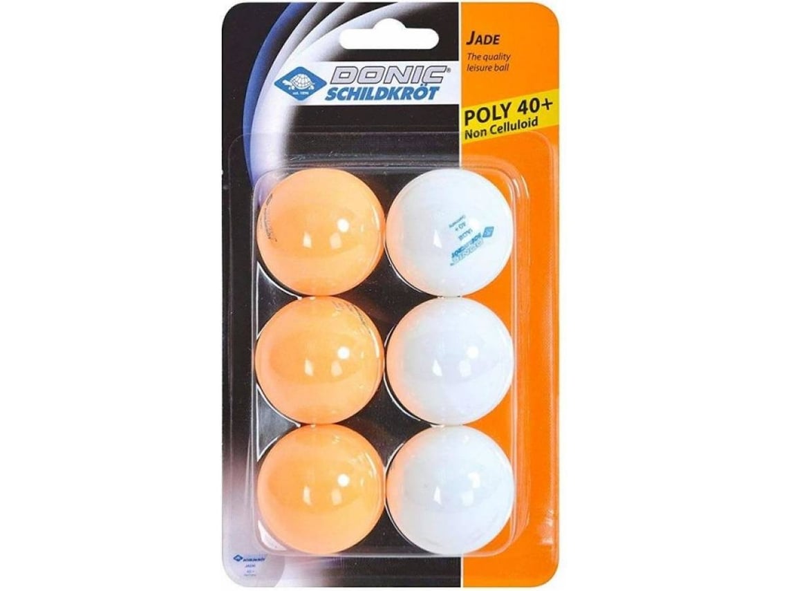 Caja 6 Pelotas DONIC Poly Two Color Jade 608509