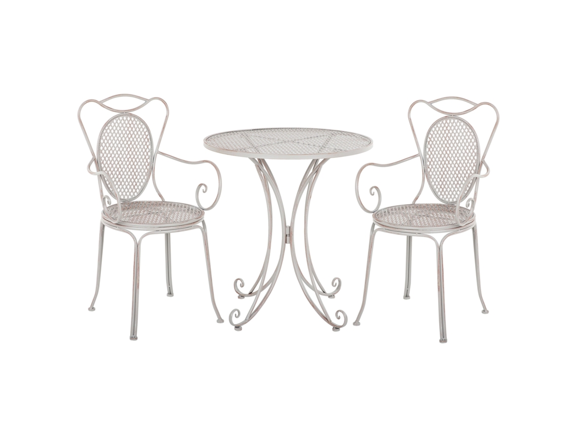 Conjunto de balcón BELIANI Cilento de Hierro Gris 71x71x75