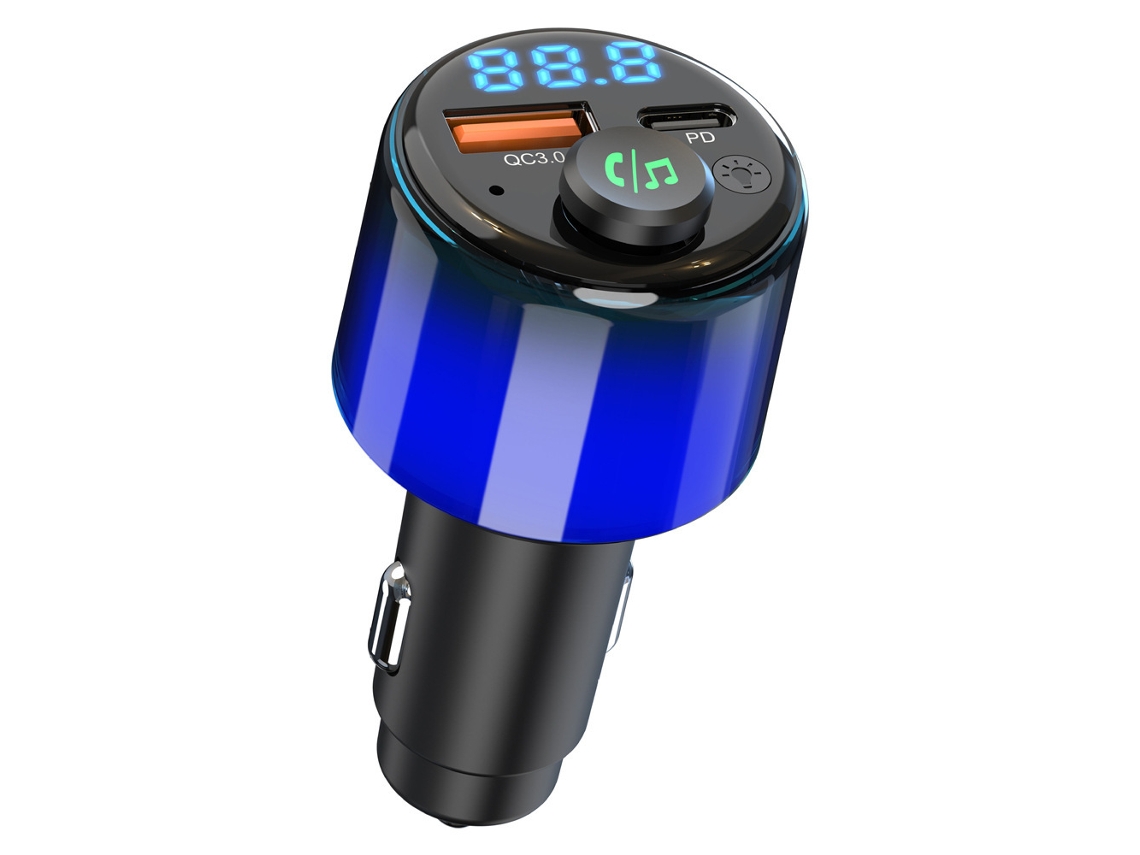 Transmissor Fm Bluetooth 5.3 Para Carro Pd30w Qc3.0, Carregamento Rápido, Música De Alta Fidelidade, Chamadas Viva Voz