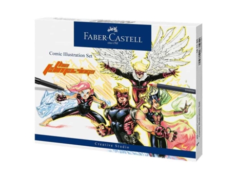 Set Ilustração Comic FABER CASTELL (15 piezas)
