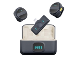 Micrófono Lavalier Inalámbrico Con Cancelación De Ruido, Grabación De Audio Y Video.