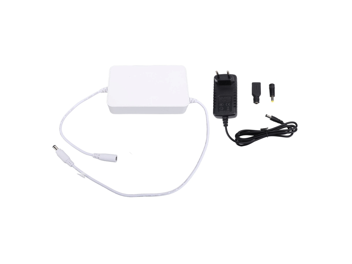 Batería UPS de 9000 mAh con respaldo ininterrumpido, enchufe mini CC 9 V 2 A, enchufe UE, para enrutador, cámara y teléfono.
