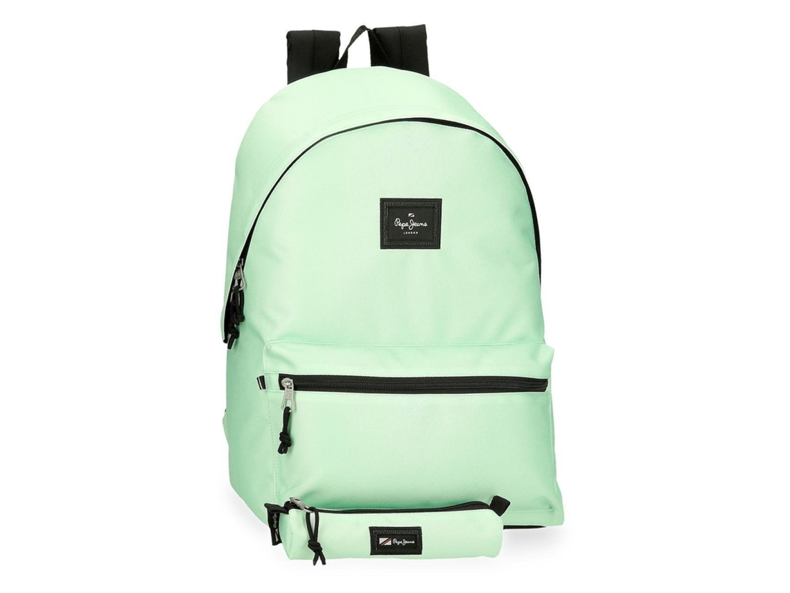 Mochila para Portátil Poliéster Aris Colorful Verde PEPE JEANS