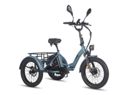 Triciclo eléctrico de carga FAFREES F20 Mate con batería de 48 V y 21 Ah y certificación L2e.