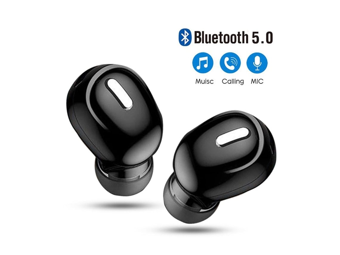 Auricular Bluetooth True Wireless 5.0 Mini [Negro]