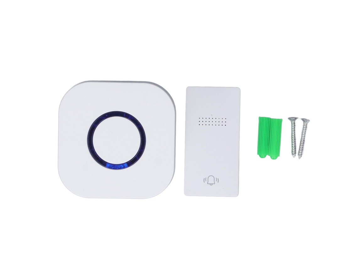 Sistema De Alerta Inalámbrico Para Cuidadores, Botón De Llamada, Ip55 De Largo Alcance, 433 Mhz, Enchufe Europeo.