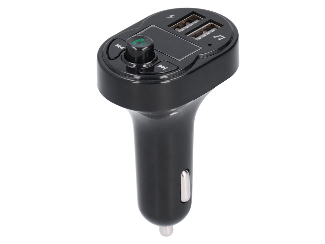 Transmisor De Coche Fm Bluetooth 5.0 Con Adaptador Inalámbrico Para Carga De 3,1 A Y Llamadas Manos Libres.