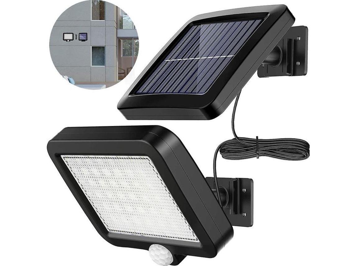 Lámpara Solar De Exterior Con Detector De Movimiento, Resistente Al Agua Para Jardín.