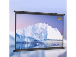 Pantalla De Proyección Manual 4k Para Cine En Casa, Montaje En Pared, Para Interiores Y Exteriores, 40", 50",