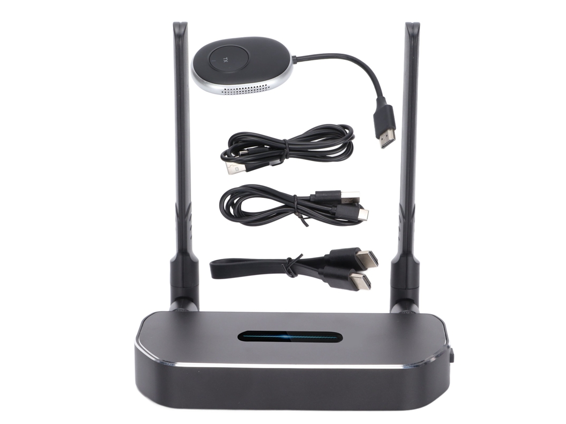 Extensor de audio y vídeo (transmisor inalámbrico, receptor HDMI y VGA)