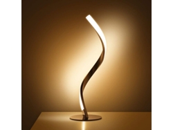 2026-lámpara De Mesa Espiral Moderna Para Dormitorio Warm White Luz Suave Antideslizante Base Metálica