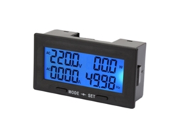 Medidor Digital Multifunción 6 En 1 Ac 0-100a 130-500v Amperímetro Voltímetro