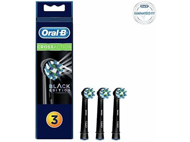 Recambio Cepillo ORAL B Cross Action EB50-3 Black Edition (3 Un)