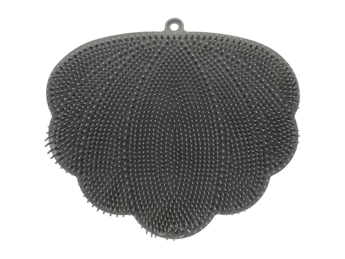 Rebe-fregona Para Espalda Con Ventosas Para Ducha Sin Manos Fija En Pared O Piso Limpiador Profundo 30x25,5cm Gris