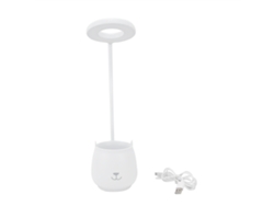 2026-lámpara De Escritorio Led Con 3 Fuentes De Luz, Flexible, Protector De Ojos, Usb, Ideal Para Estudio Y Oficina