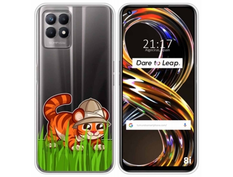 Carcasa Realme 8i TUMUNDOSMARTPHONE Dibujos Transparente Multicolor