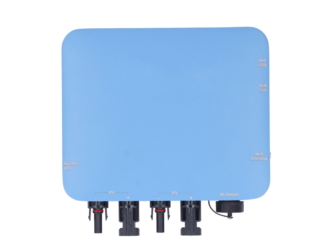 Microinversor solar conectado a la red con salida de onda sinusoidal pura para sistemas solares.