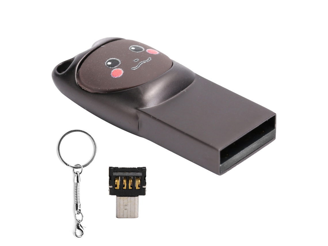 Pendrive Usb 2.0 128gb Memoria Flash Para Móvil Y Ordenador Con Adaptador Micro Usb