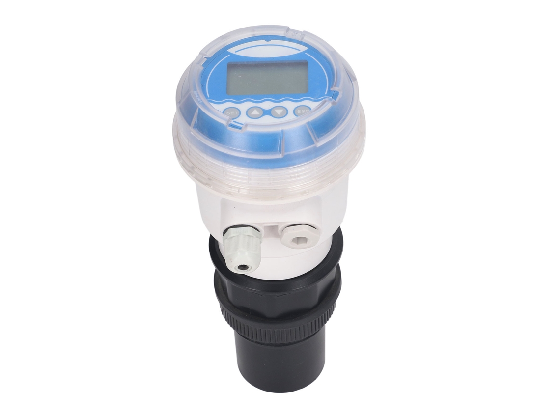 Medidor de nivel ultrasónico con pantalla digital, sonda convencional, 0,5 m, alta precisión, 24 V DC para tanques de agua
