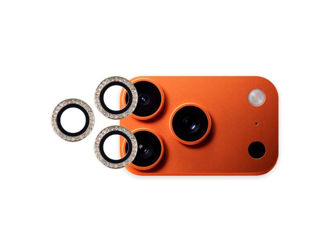 Cubre Objetivo Brillo Oro Para Iphone 17 Pro Max