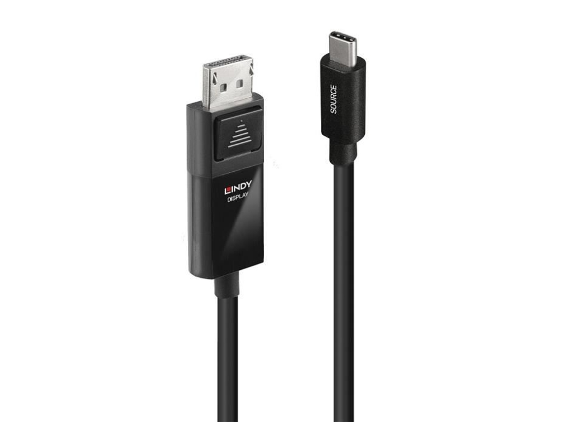 Cable Adaptador Usb Tipo C A Displayport 1.4 Con Hdr 3M LINDY 43