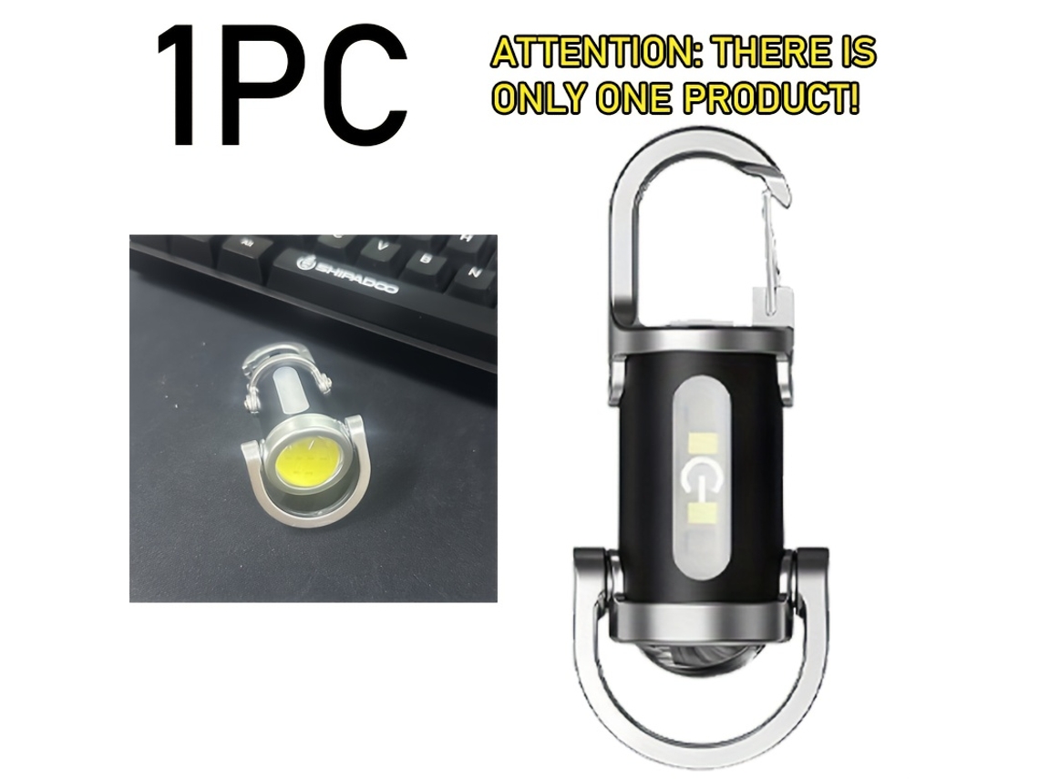 Linterna Led Portátil Con Función De Carga Usb, 7 Modos, Ideal Para Emergencias, Viajes, Lectura, Trabajo En La Oscuridad Y Videojuegos.