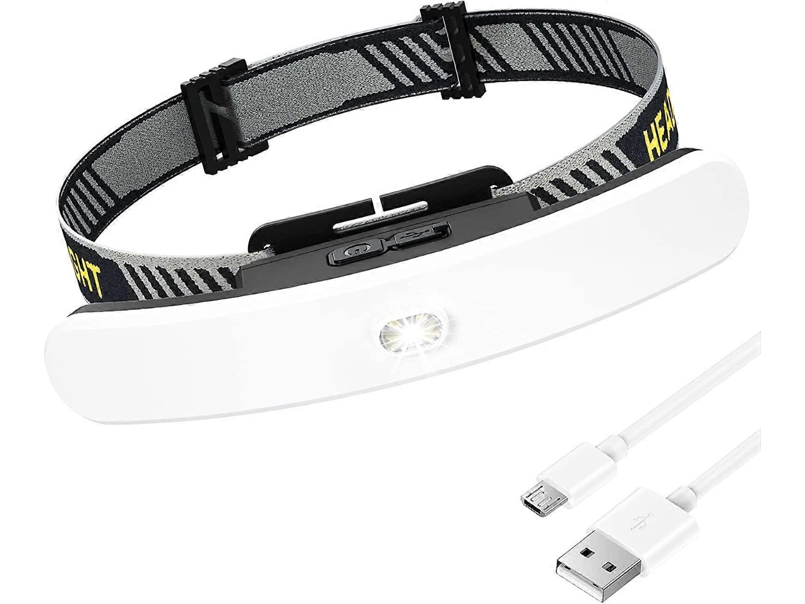 Linterna Frontal Recargable, 6 Modos De Iluminación, Ajustable 90°, 2000mah, Luminoso Amplio, Resistente, Ligero