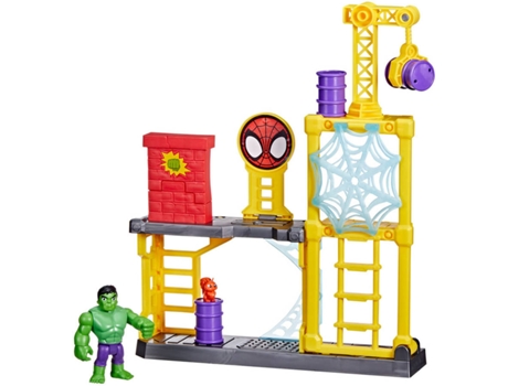 Figura de Acción MARVEL Spidey Playset Contrucción Hulk (31,8 x 47 x 8,6 cm)