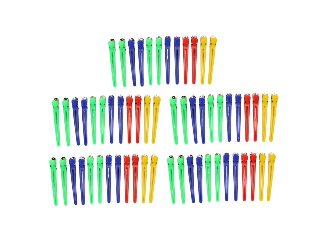 60 Peines De Pico De Pato, De Aleación Abs, Antideslizantes, Para Seccionar Y Peinar El Cabello En Salones De Belleza Y En Casa.
