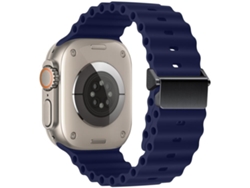 Correa de silicona XIAOMOYU Ocean para Apple Watch con cierre magnético (tamaños 42/41/40/38 mm)