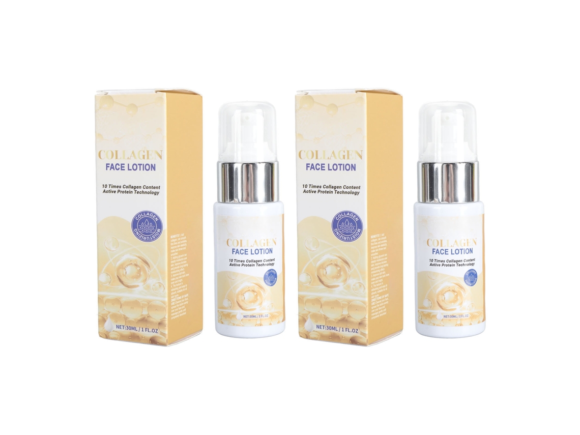 2 Piezas Crema Facial De Colágeno 30ml Hidratante Reafirmante Suavizante Para Todos Los Tipos De Piel