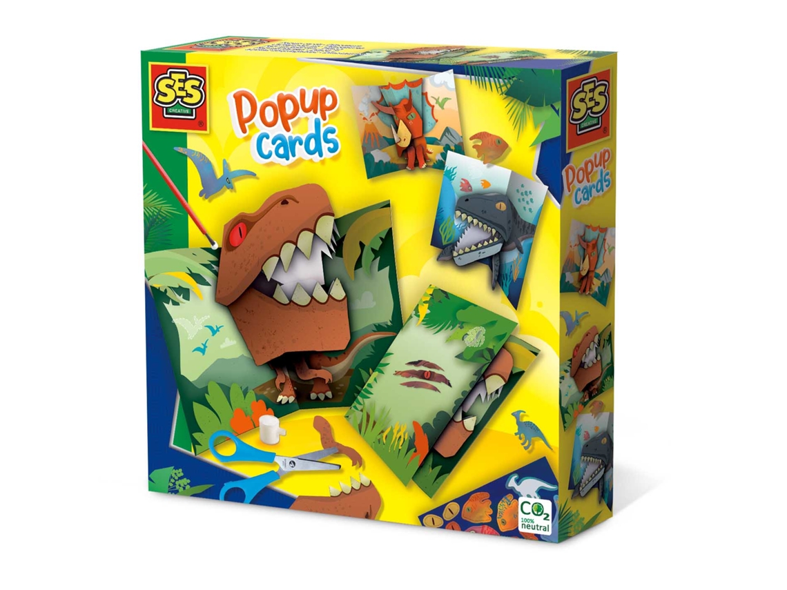 Kit de manualidades para niños SES CREATIVE Dinosaurs (5 anos)