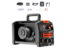 Soldador MIG con núcleo fundente 2 en 1 Succebuy 130 A sin gas/gas para 8 mm o menos o igual a 8 mm