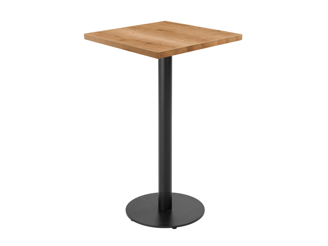 Mesa Alta 60x60 cm en Aglomerado con Recubrimiento de Melamina Oviala