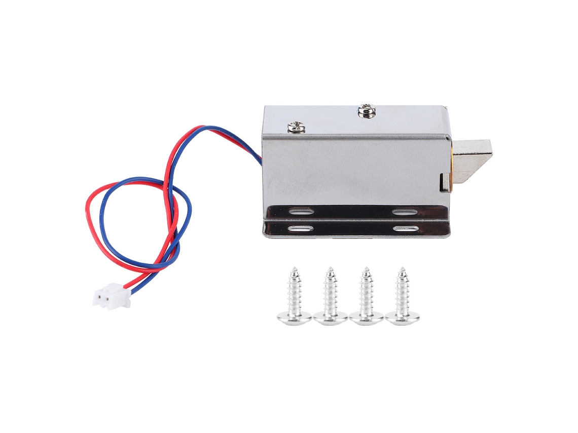 Mini Cierrapuertas Electromagnético De 12 V Cc Para Puertas, Ventanas, Armarios Y Cajones Con Kit De Montaje.